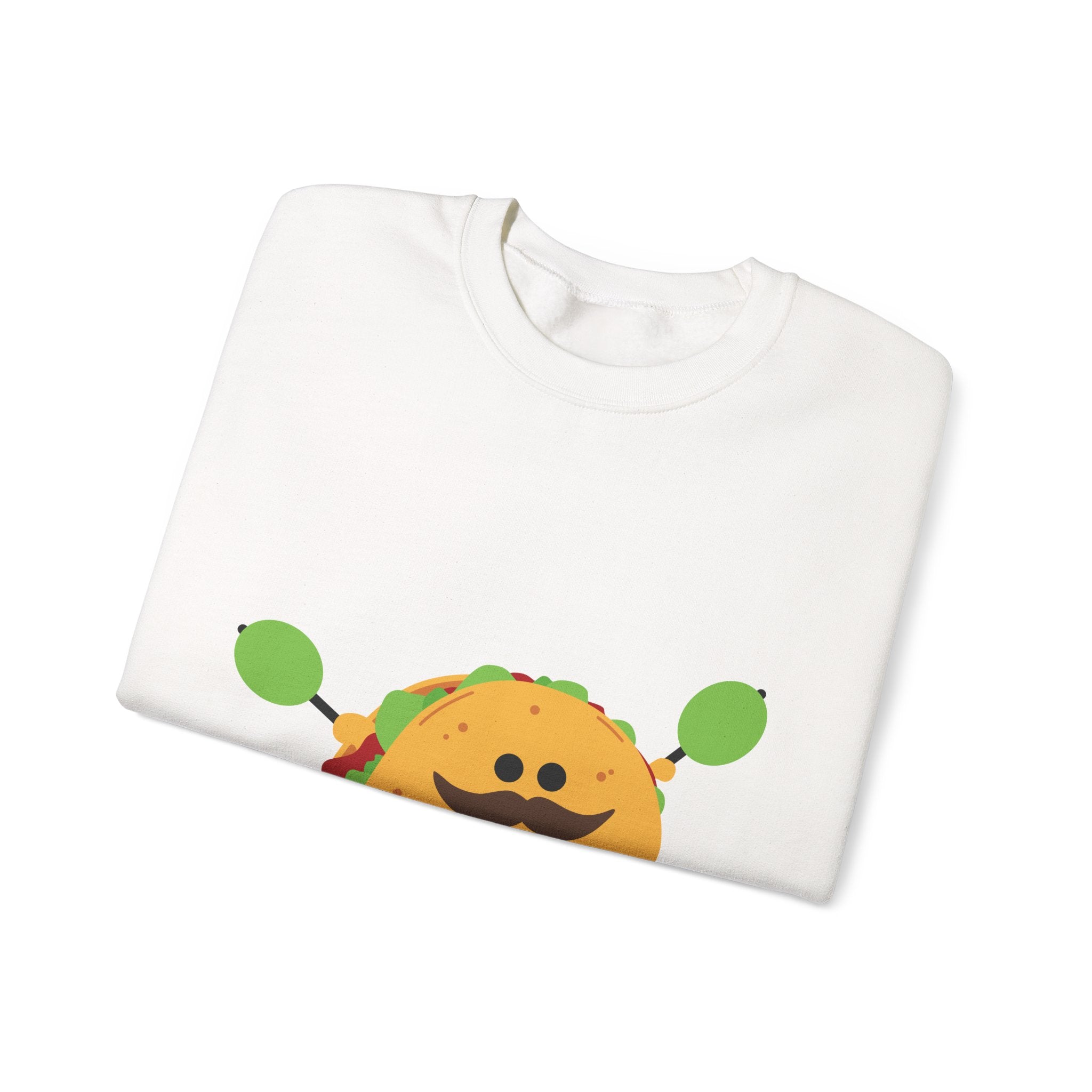 Sweatshirt — "Tac'o Clock" Cute Taco Graphic Crewneck