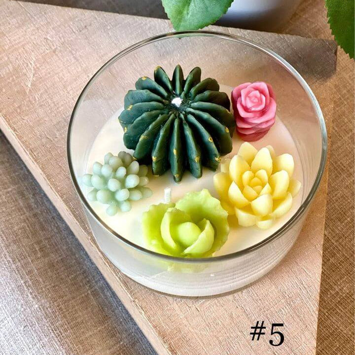 Garden Terrarium Candle with a Touch of Natures Serenity